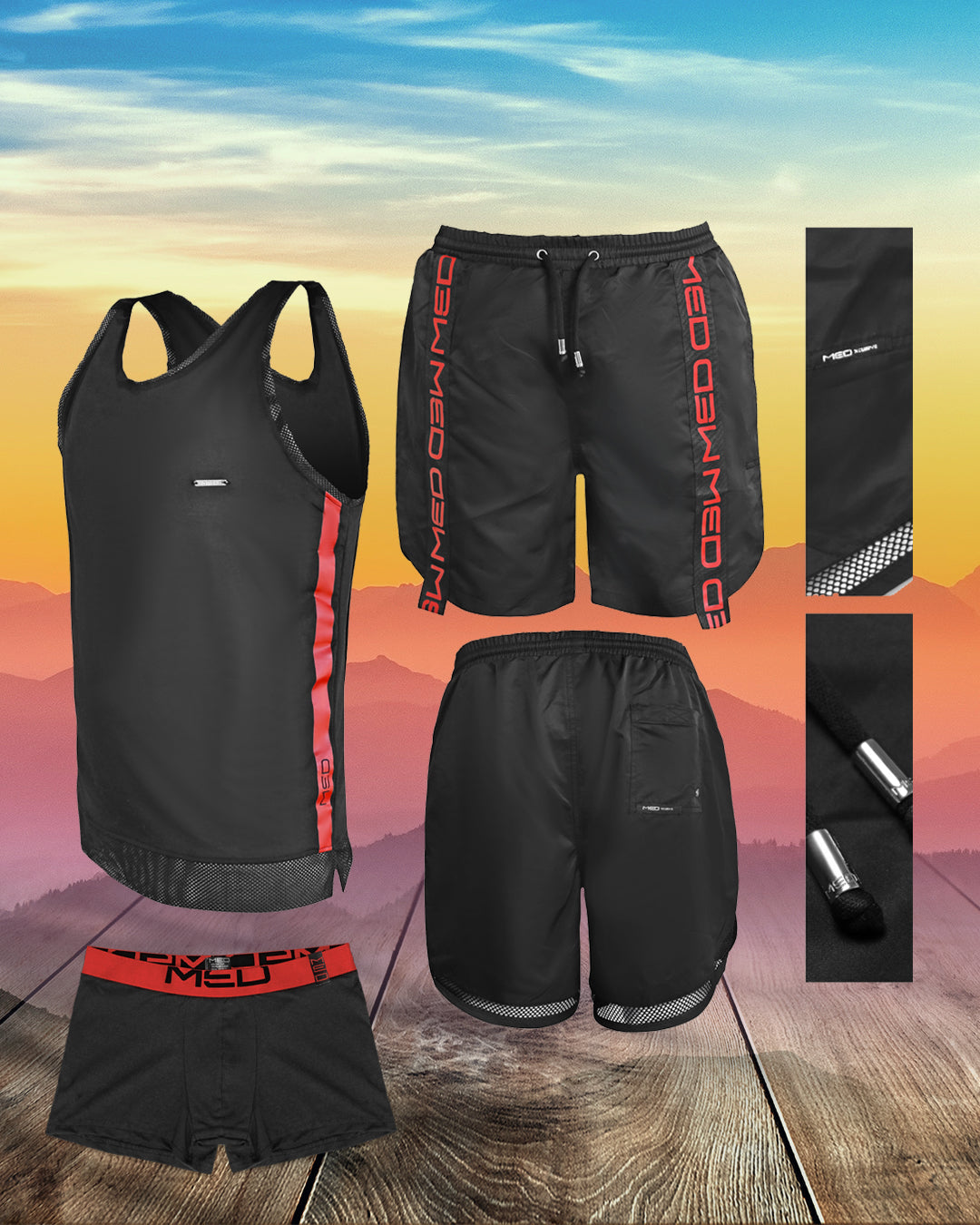 ΣΕΤ ΚΟΚΚΙΝΟ ΜΑΓΙΟ ΔΩΡΟ 1 ΕΣΩΡΟΥΧΟ