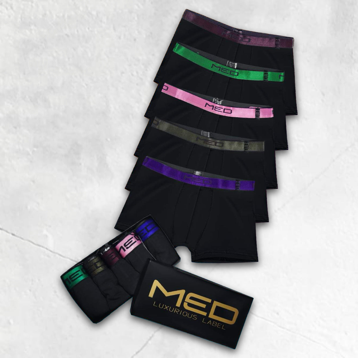 MED LOGAN BOXERS - ΣΕΤ 5 CODE 103